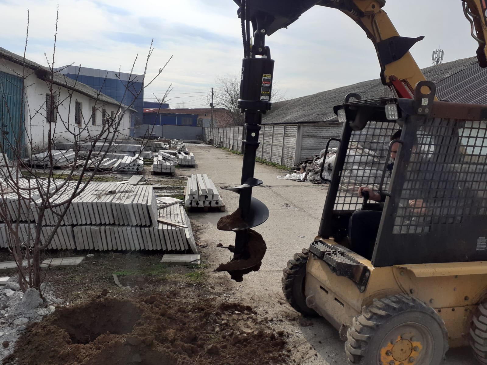foreza burghiu mini excavator Digga