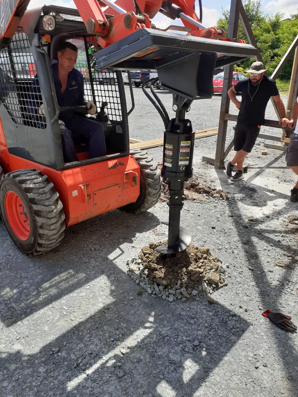 foreza burghiu mini excavator Digga