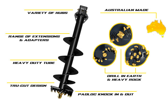 burghiu foreza 150 mm